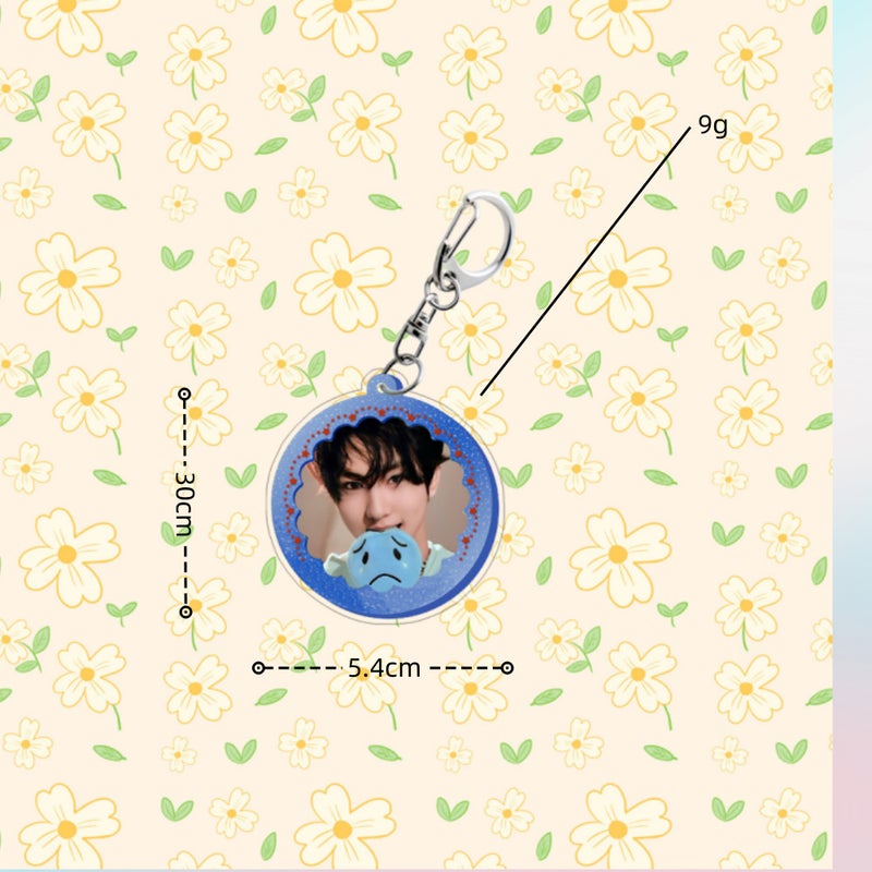 N Liang Zhenyuan, Park Cheng-Hyun, Kim Seon-Yu, Xi Village Li Peripheral Accessories, Bag Keychain 1012 - Image 5